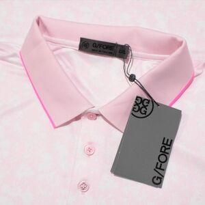 G/Fore Rib Collar Tech Golf Polo Blossom Pink - XXL - $120 - NWT
